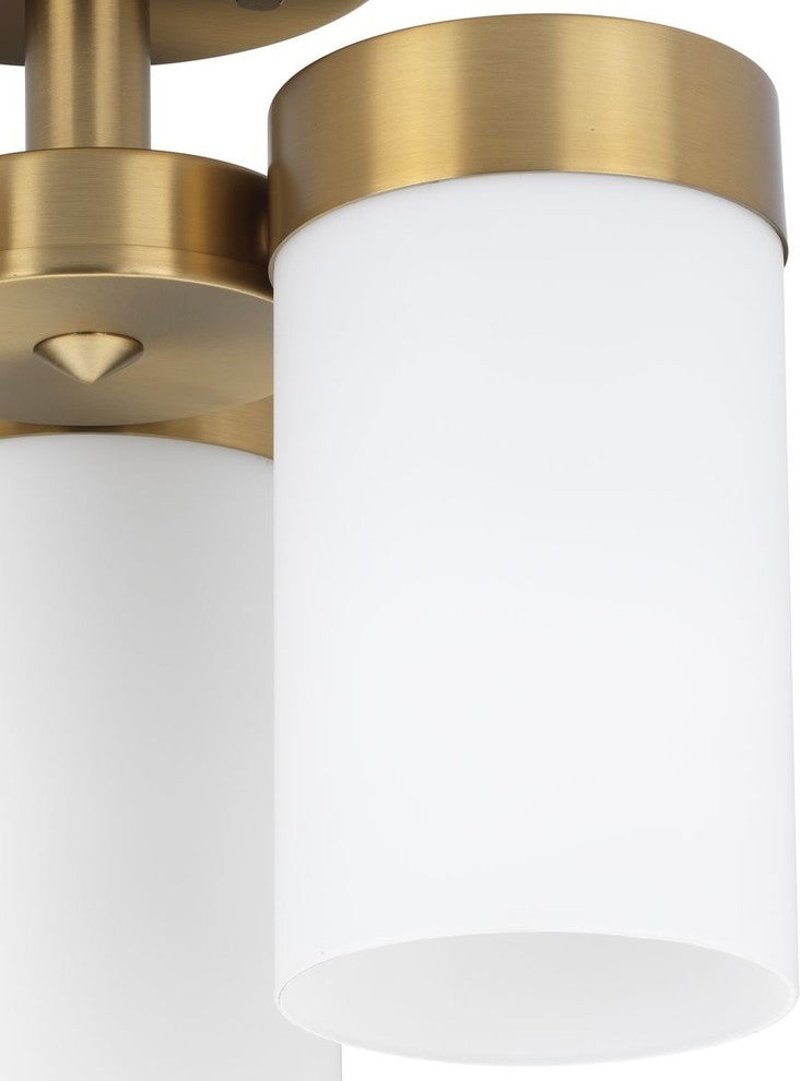 Elevate 3-Light Flush Mount, Brushed Bronze