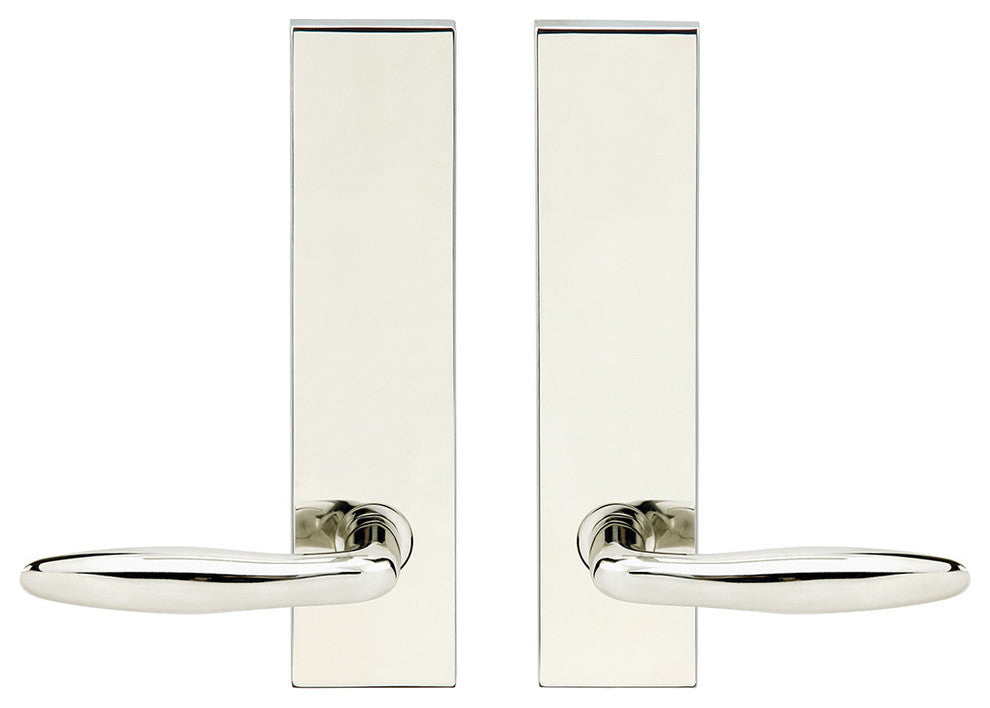 Summer Lever, Tubular Passage, Polished Stainless Steel, 2-3/8" Backset