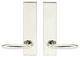 Summer Lever, Tubular Passage, Polished Stainless Steel, 2-3/8" Backset