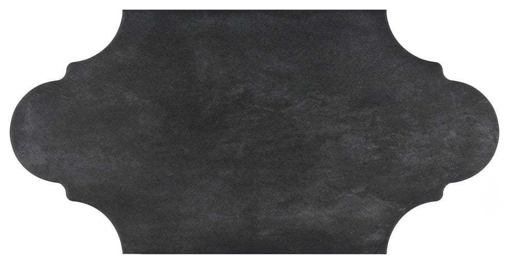 Alhama Provenzal Porcelain Floor and Wall Tile, Black