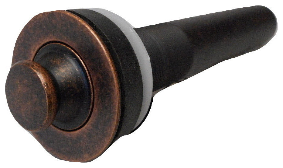 15" Round Copper Vessel Pail Bath Sink with Weathered Green Exterior, LT Drain