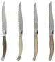 Laguiole Neutral Tones Steak Knives, Set of 4