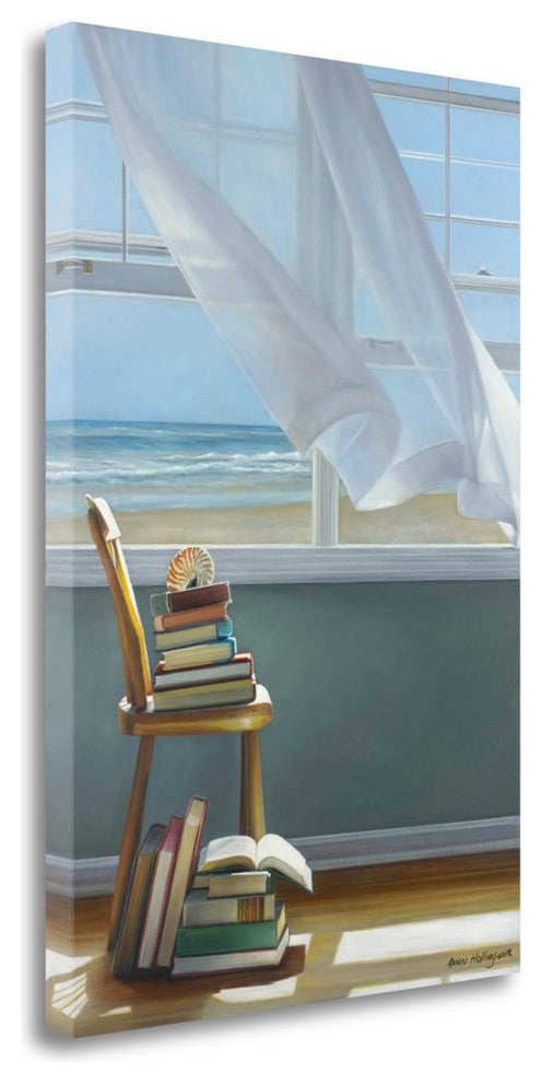 "Summer Reading List" By Karen Hollingsworth, Giclee on Gallery Wrap Canvas