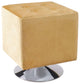 Armen Living Contemporary Pica Square Ottoman, Yellow