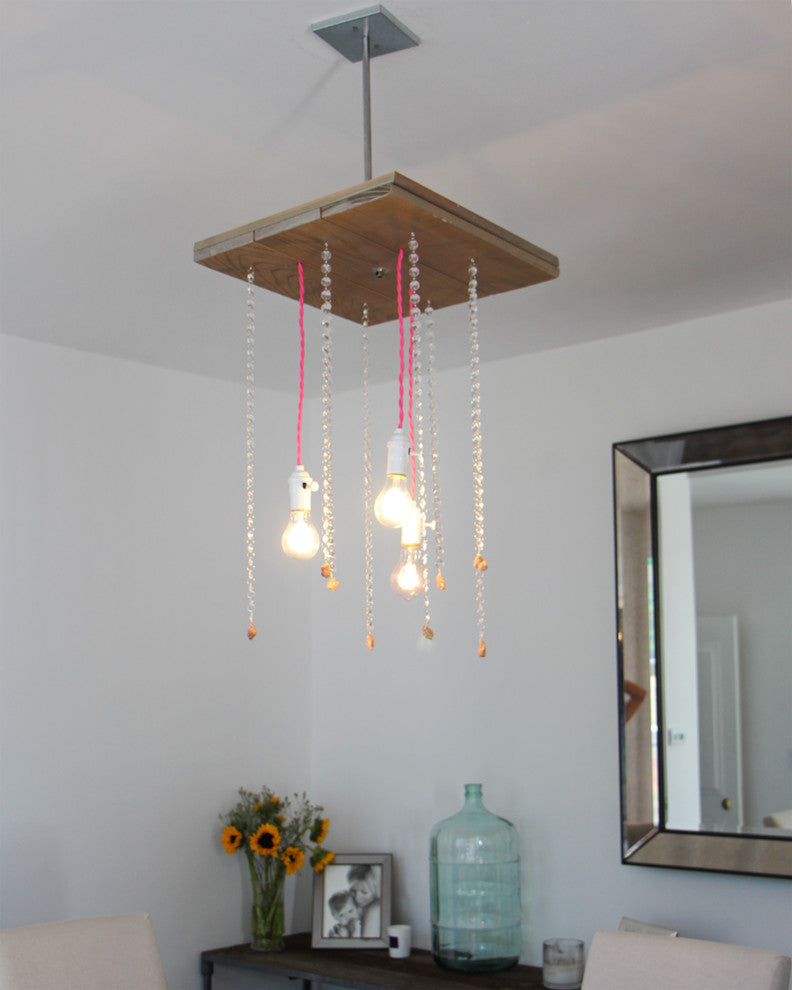 Jaipur Double Pendant Fixture, 12"