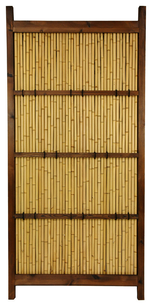 6'x3' Japanese Bamboo Kumo Fence