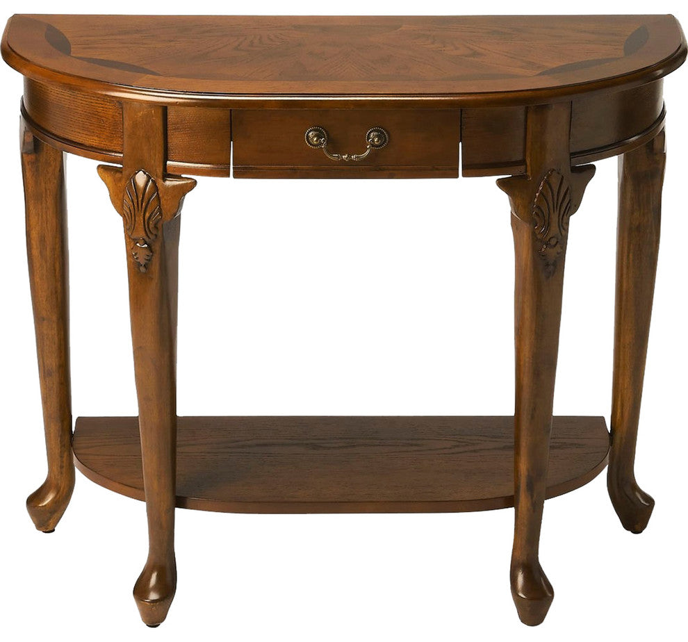 Butler Kimball Vintage Oak Console Table