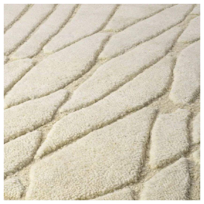Ivory Wool Carpet 10'x13', Eichholtz Coralie
