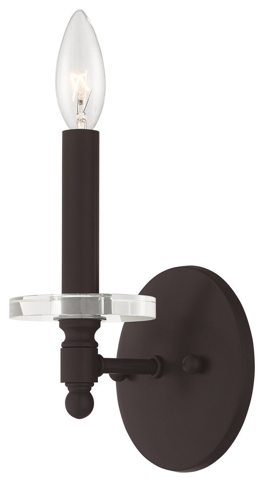 Livex Lighting Bronze 1-Light Wall Sconce