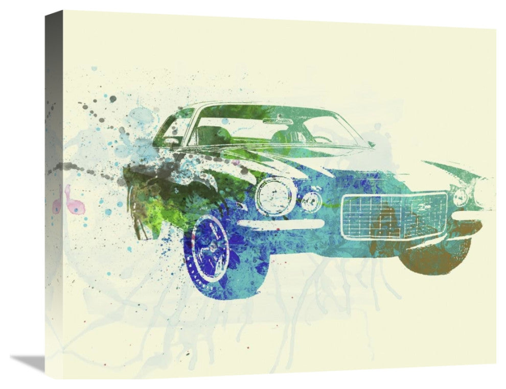 "Chevy Camaro Watercolor" Fine Art Print