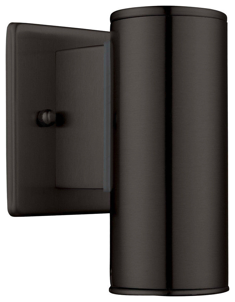 1x50W Outdoor Wall Light, Matte Black Finish, 1 Light