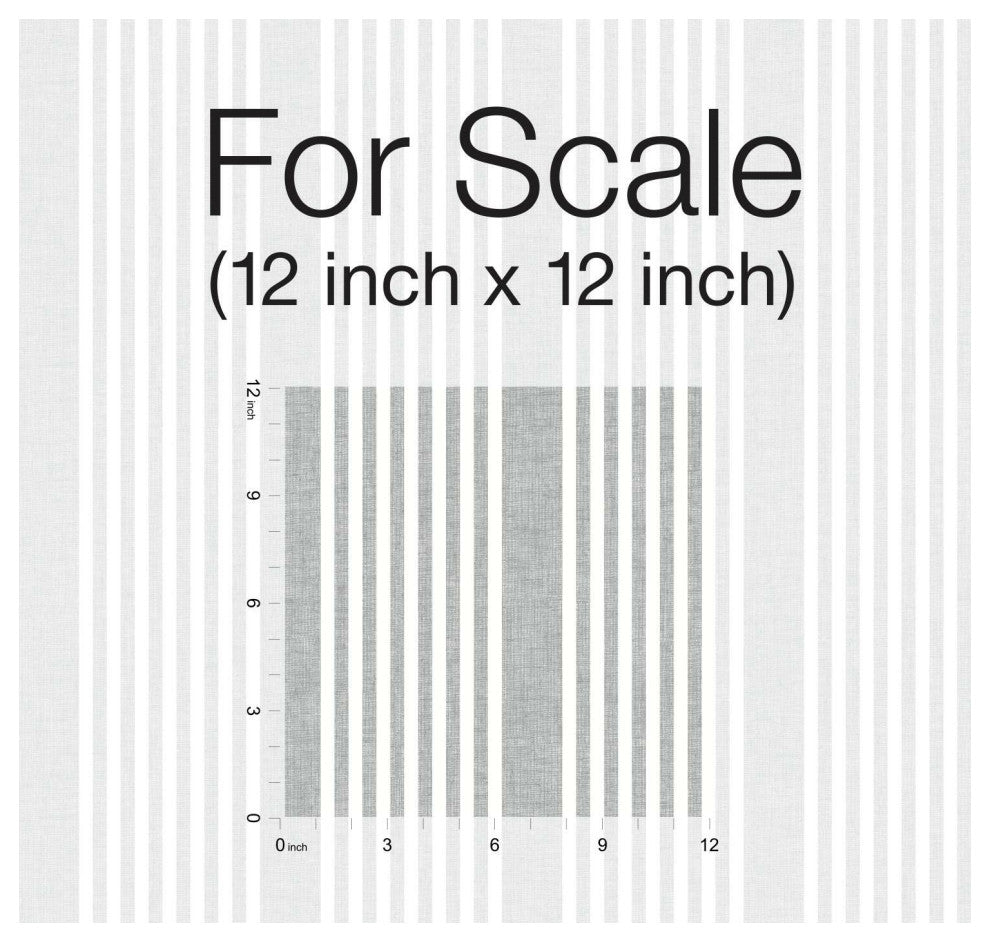 French Linen Stripe Peel and Stick Wallpaper