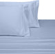 Solid Wrinkle-Free 100% Microfiber Sheet Set, Blue, Split King