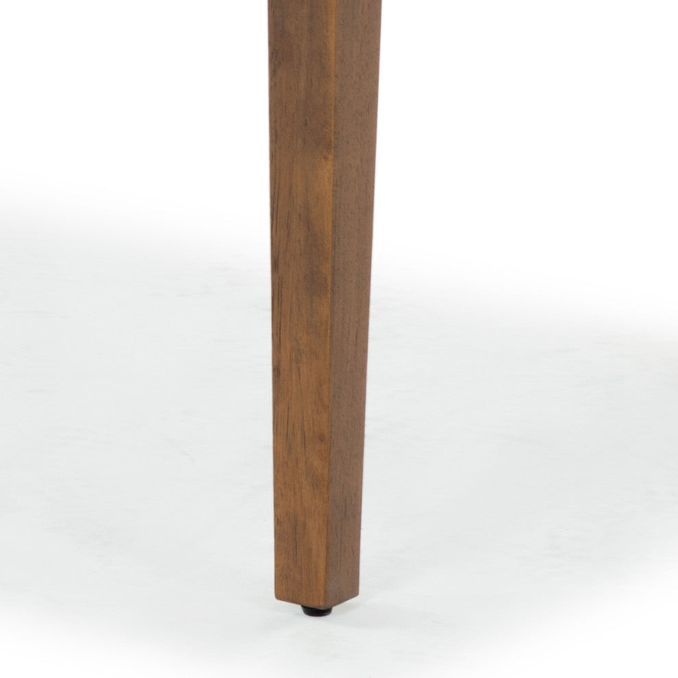 Safavieh Couture Shelbie 1 Drawer Reeded Desk, Medium Oak/Black