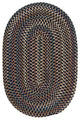 Colonial Mills Cedar Cove CV59 Navy Traditional Area Rug, Oval 2'x12'