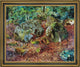 John Atkinson Grimshaw a Mossy Glen Framed Premium Canvas Print, 20"x25"