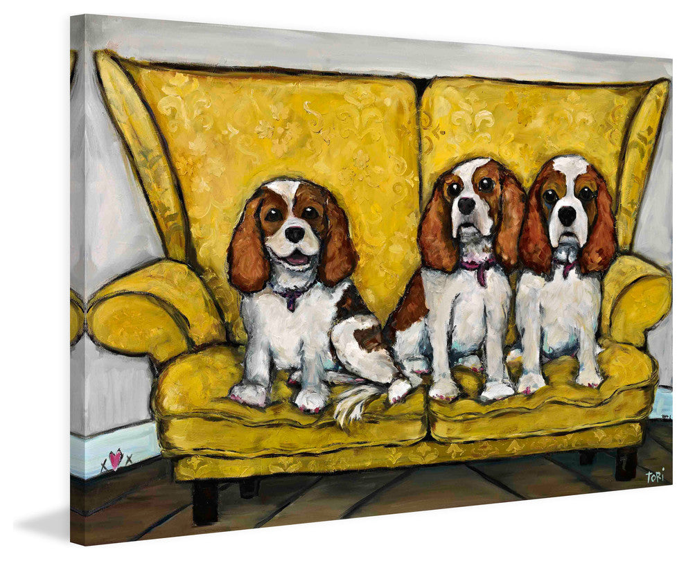 "The Girls" Painting Print on Canvas by Tori Campisi