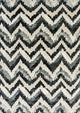 Melody Black Rug, 5'3"x7'7"