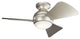34" Sola Fan LED, Brushed Nickel
