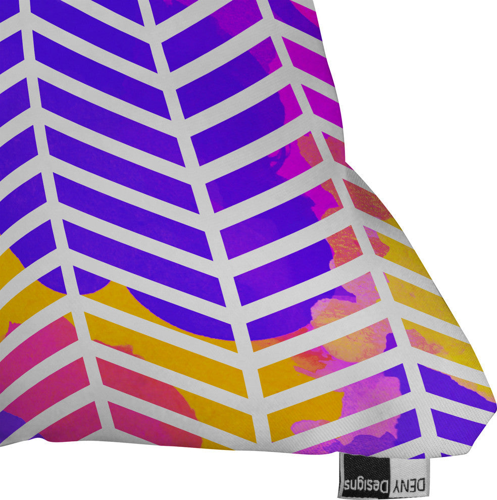 Deny Designs Rebecca Allen Purple Bliss Outdoor Throw Pillow