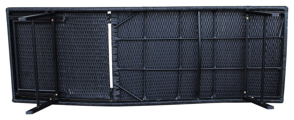 Twin Faro Chaise Lounge - Black