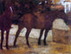 Edgar Degas Study of Horses - 21" x 28" Premium Canvas Print