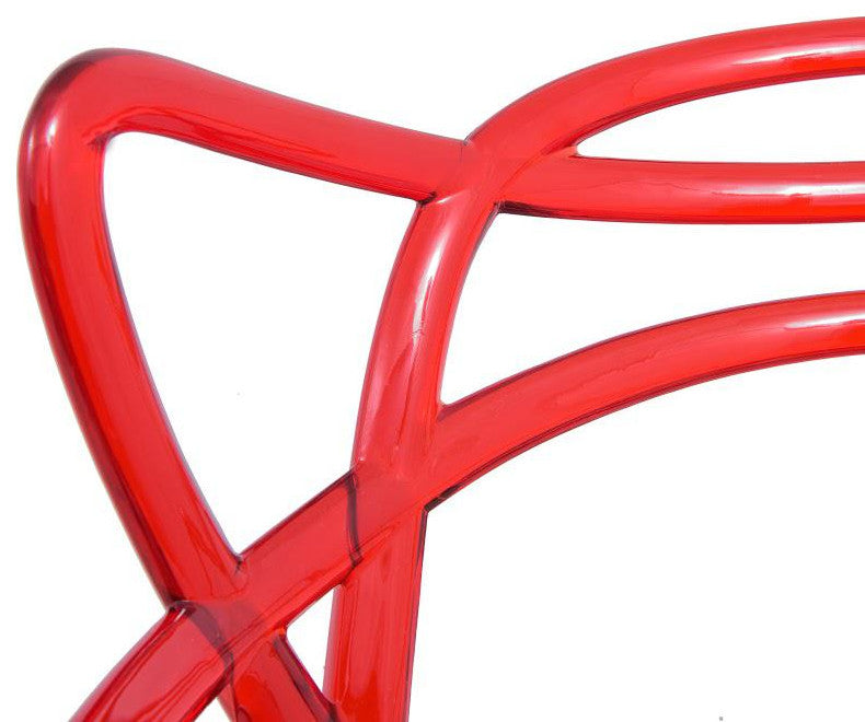 LeisureMod Milan Modern Wire Design Chair