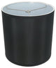Classic Drum Faux Silk Lamp Shade, Black, 10"