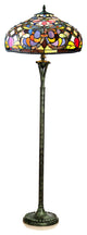 KELLY Tiffany-style 3 Light Victorian Floor Lamp 20inches Shade
