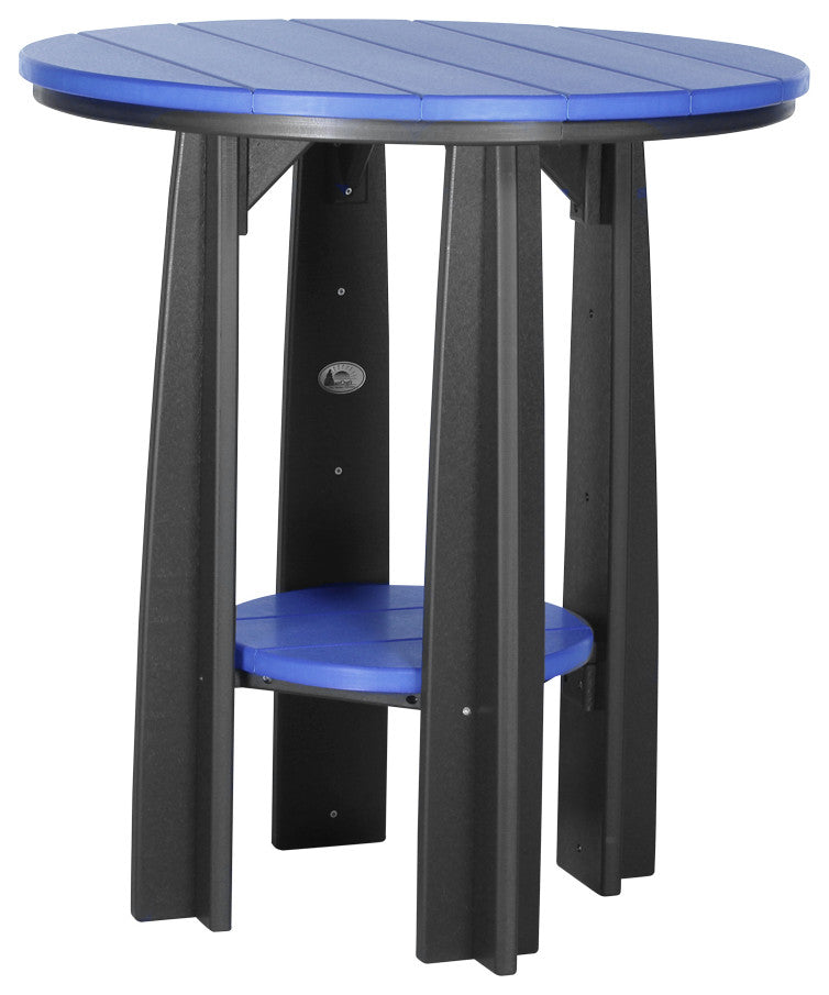 Poly Balcony Table, Blue & Black