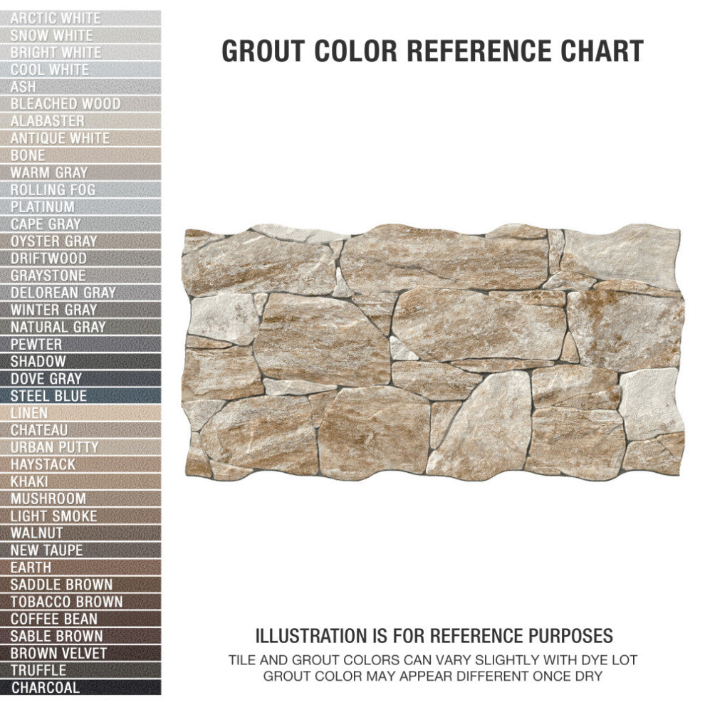 Caldera Roques Stone Porcelain Floor and Wall Tile Sample