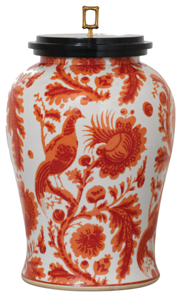 Arcadia Jar, Coral, Coral