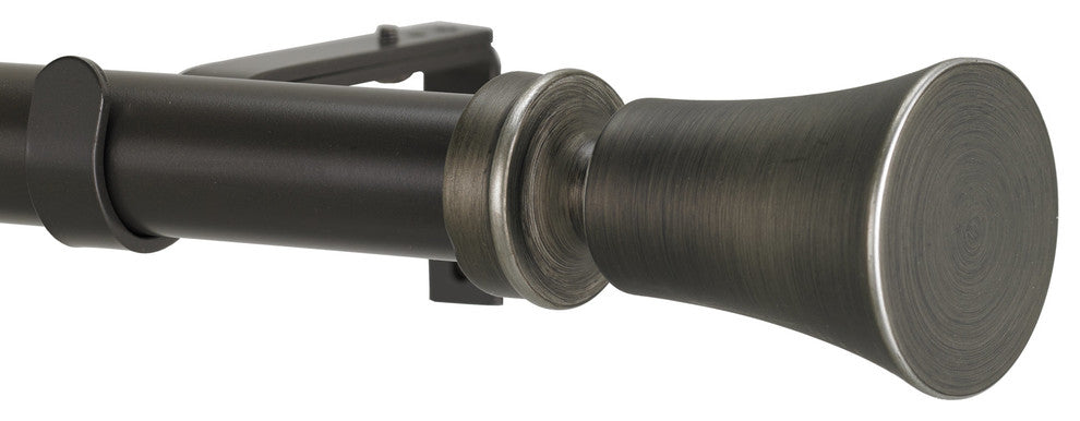 Tama Non-Telescoping Curtain Rod, Oil Rubbed Bronze, 72''
