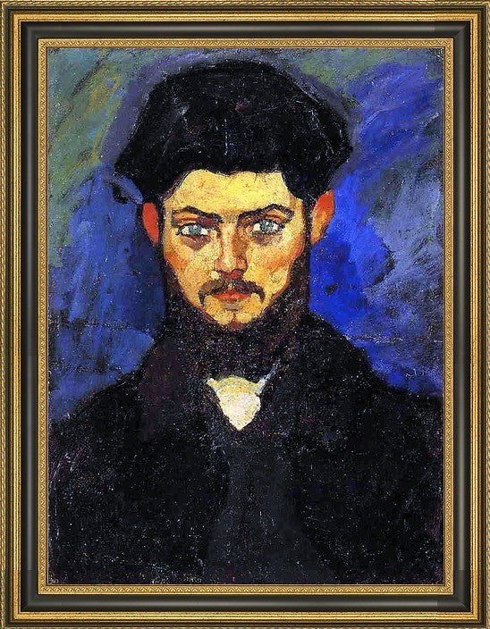 Amedeo Modigliani Maurice Drouard - 21" x 28" Framed Premium Canvas Print