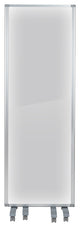 Transparent Acrylic Mobile 3 Section Partition  72"H x 24"L