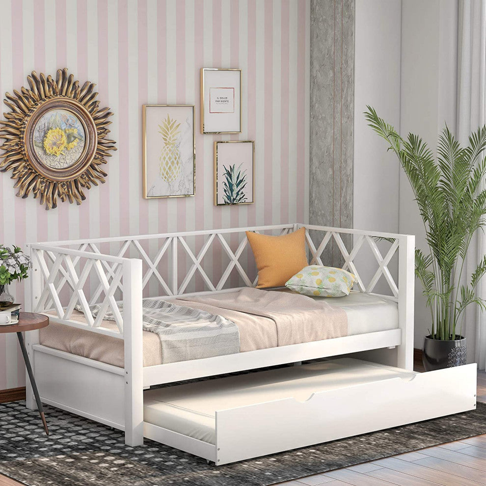 Wood Daybed with a Trundle, Trundle Daybed Twin Size