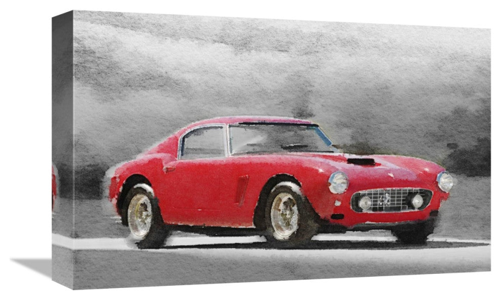 "1960 Ferrari 250 GT SWB Watercolor" Fine Art Print