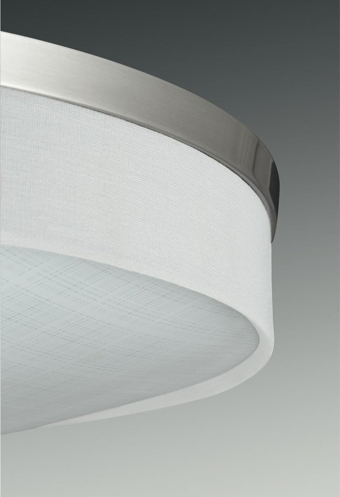 Progress Lighting 1-17W LED 3000K Flush Mount, Brushed Nickel