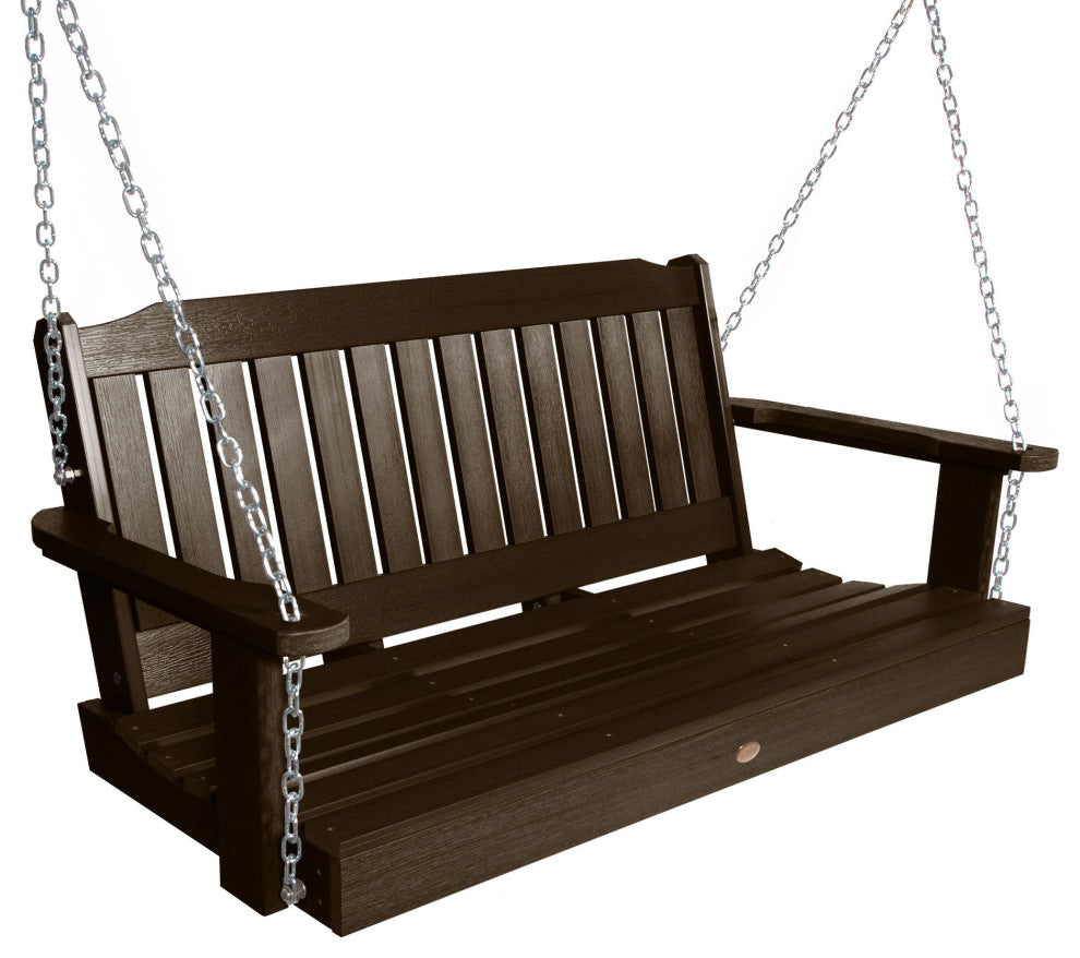 Lehigh Porch Swing, Weathered Acorn, 4'