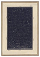 Navy Constellation Map 9, Silver Shadowbox