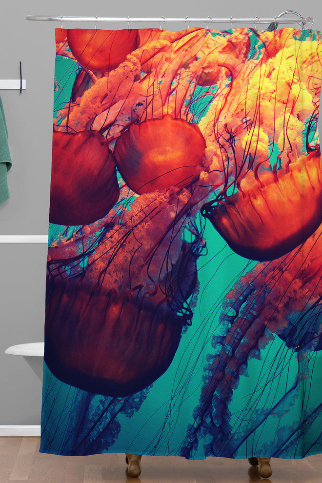Deny Designs Krista Glavich Jellyfish 7 Shower Curtain
