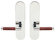 Cabernet Lever, Tubular Full Dummy Pair, Right Hand, Polished Stainless Steel