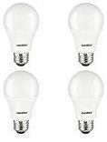 Sunlite Led A19, 60 Watt Equivalent Daylight, 6500K, Light Bulb, 4 Pack