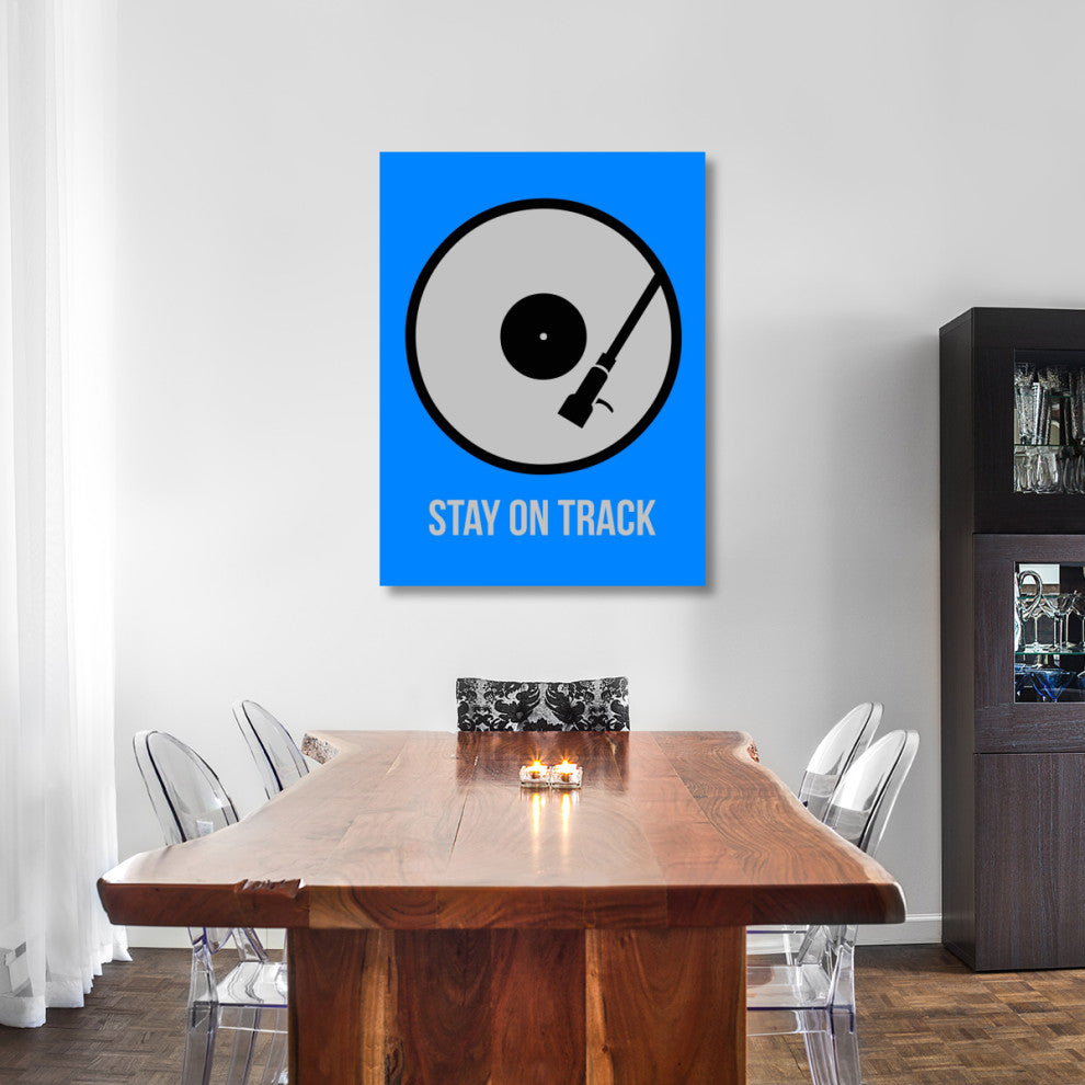 "Stay On Track Vinyl Poster 2" Fine Art Print