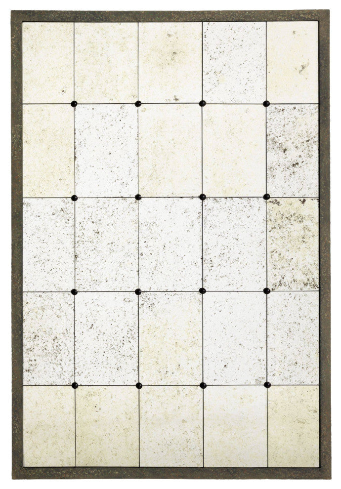 Weathered Glass Grid Mirror | Eichholtz Mountbatten