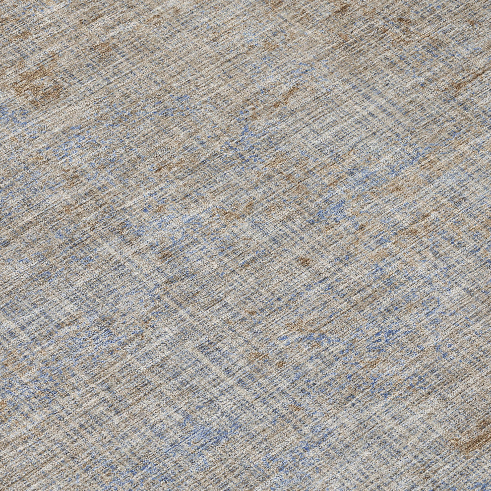 Machine Washable Indoor/Outdoor Chantille ACN1901 Taupe 10' x 14' Rug