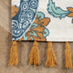 Nuloom Flatweave Cotton Giant Octopus Area Rug, Blue Multicolor 2'8"x8'Runner