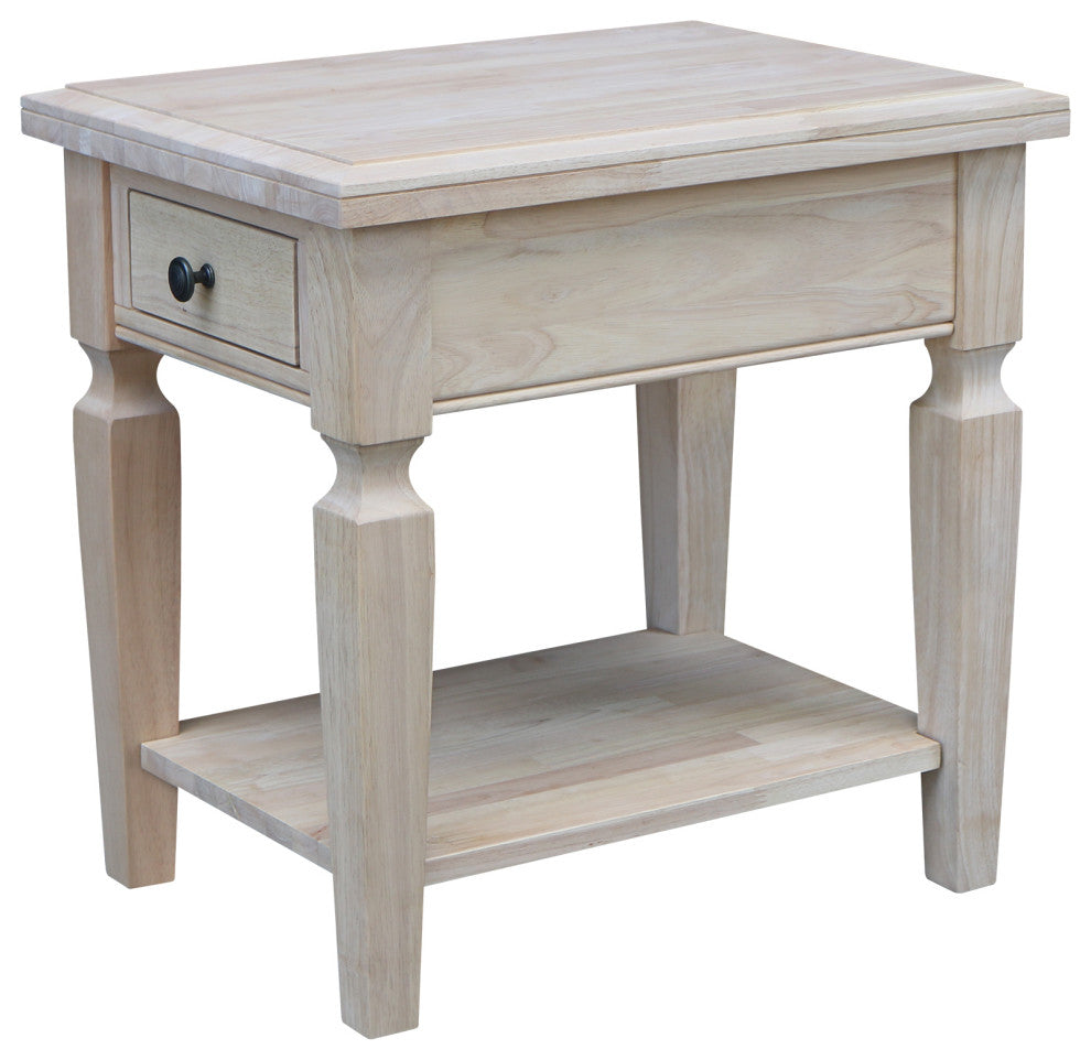 Vista End Table, Unfinished