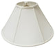 Royal Designs Empire Lamp Shade, White, 7x20x12.5