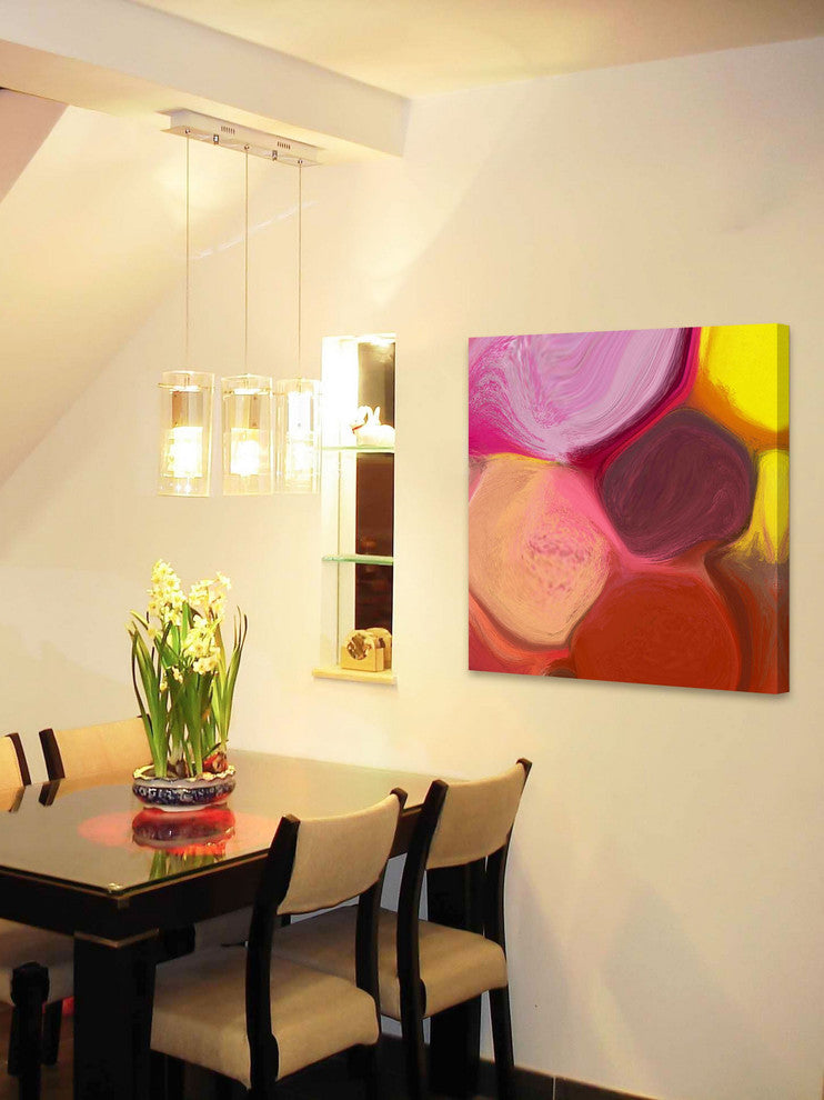 "Color Streams" Painting Print on Canvas by Irena Orlov